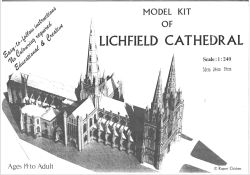 Lichfield Cathedral - Kathedrale von Lichfield / England 1:240