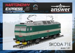 E-Lokomotive Skoda 71E - Baureihe E 499.3 (ab 1988: Baureihe 163) der Tschechischen Bahnen CD 1:87 (H0)