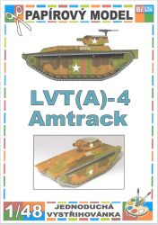 US-Amphibienfahrzeug LVT(A)-1 Amtrack 1:48 einfach