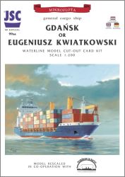 Massengutfrachter m/s Eugeniusz Kwiatkowski oder m/s Gdansk 1:200 übersetzt