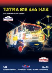 Tatra T815 4x4 HAS (Startnummer 301 der Master Rallye 1995 Paris-Moscow–Ulanbator-Peking) 1:32 dekorativ