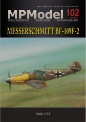 Jagdflugzeug Messerschmitt Bf-109 F-2, geflogen von Major Hans Trautloft (1941, Russland) 1:33 extrem