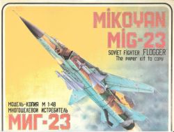 sowjetisches Jagdflugzeug Mikojan MiG-23 (Flogger) 1:48 präzise