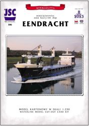niederländischer sog. Mini-Schwergutfrachter für Transport von übergroßen Gütern Eendracht (2023) 1:250 extrem, inkl. Spantensatz