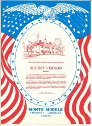 Landsitz des ersten Präsidenten der USA, George Washington - Mount Vernon, Virginia, USA 1:120