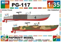zwei sowjetische Motorboote PG-117 in verschiedenen Bemalungsmustern 1:35 Vollrumpfmodelle