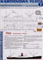 polnischer Frachter Olza (1938) 1:300
