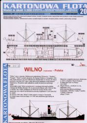 polnischer Massengutfrachter WILNO (1926) 1:300