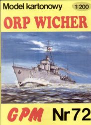 polnischer Zerstörer ORP WICHER (1937) 1:200 ANGEBOT