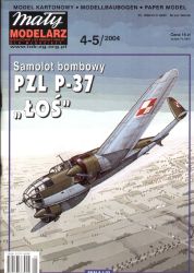 polnisches Bombenflugzeug PZL P-37B Los (1938) 1:33 ANGEBOT