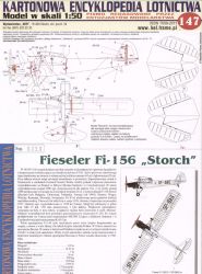 polnisches Sanitätsflugzeug Fieseler Fi-156D-1 "Storch" 1:50