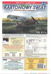 polnisches Jagdflugzeug PZL P.11c (September 1939) 1:50
