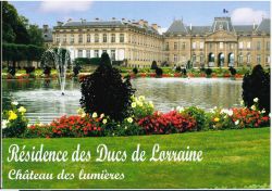 Residence des Ducs de Lorraine – Chateau des Lumieres / Schloss Lunéville, Grundplatte:  70x48 cm