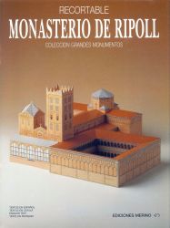  Monasterio de Ripoll - Benediktenkloster von Ripoll - Klosterkirche Santa Maria de Ripoll  / Spanien 1:200
