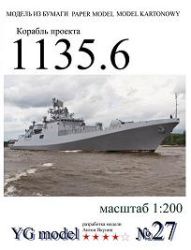 russische Fregatte Projekt 1135.6 - Talwar-Klasse (2003) inkl. Spantensatz