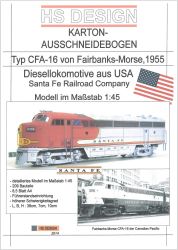 US-Diesellokomotive Typ CFA-16 von Fairbanks-Morse der Santa Fe Railroad Company (1955) 1:45 ANGEBOT
