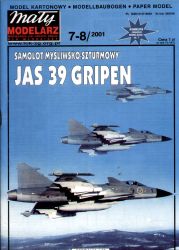 schwedische Saab JAS 39 Gripen  1:33