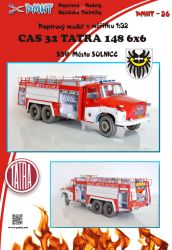 schwerer Feuerwehrwagen CAS 32 Tatra 148 6x6 (BF Solnice) 1:32