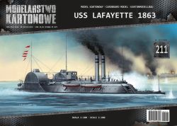 Seitenraddampfer umgebaut zu Widderschiff USS Lafayette (1863) 1:200