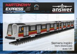 Siemens Inspiro – ein Zug Warschauer U-Bahn aus dem Jahr 2012  1:87 (H0)