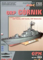 sowjetische Korvette Tarantul I - ORP Gornik 1:100 extrem! übersetzt