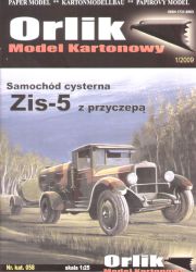 sowjet. LKW-Tankwagen Zis-5 + Tankanhänger (1942) 1:25