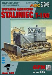 sowjetische Planierraupe Stalinez-100 (T-100) 1:25 extrem², inkl. LC-Rad-/Detail-/Kettensatz