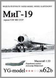 sowjetischer Jagdbomber/Aufklärer MiG-19 (Farmer) 1:33