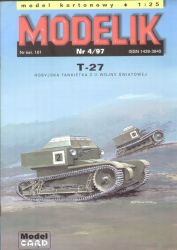 sowjetischer Kleinkampfwagen T-27 (1931-33) 1:25 Erstausgabe, ANGEBOT