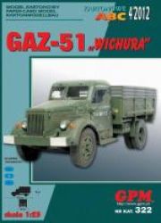 sowjetischer Laster GAZ-51 "Wichura" 1:25 extrem