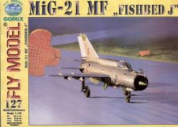 sowjetisches Jagdflugzeug MiG-21 MF Fishbed J 1:33