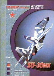 sowjetisches Jagdflugzeug Suchoj SU-30MK (1998) 1:33 REPRINT
