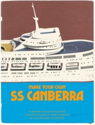 Passagierschiff SS Canberra 1:300 Wasserlinienmodell, selten