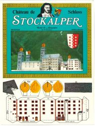 Schloss Stockalper (Stockalperschloss, auch Stockalperpalast) aus Brig / Schweiz 1:300