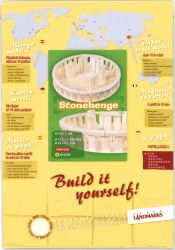 Megalith-Bauwerk der Jungsteinzeit Stonehenge / Süd-England  1:100 deutsche Bauanleitung