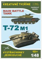 Sowjetischer Panzer T-72 Tschechischer Streitkräfte 1:48 einfach