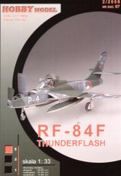 taktischer Aufklärer RF-84F Thunderflash 1:33