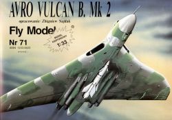 taktisches Bombenflugzeug Avro Vulcan B.Mk.2 1:33 übersetzt