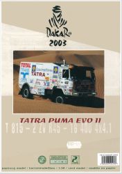 Tatra Puma Evo 11 T815 – 2 ZV R45 – 16 400 4x4.1 (Rallye Dakar 2003) 1:32 selten