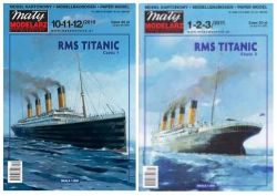berühmter Ozean-Liner RMS Titanic (1912) - Teil 1 + Teil 2 1:200