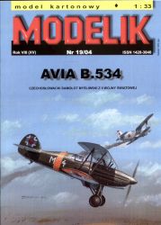 tschechische Avia B.534 Slowakischer Luftwaffe (1941/42) 1:33 Offsetdruck, ANGEBOT