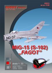 tschechoslowakische Lizenz der Mig-15: S-102 Fagot 1:33