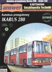 ungarischer Autobus (Gelenkbus) Ikarus 280A  1:43