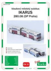 ungarischer Stadt-Gelenkbus Ikarus 280.08 (DP Prag) 1:43