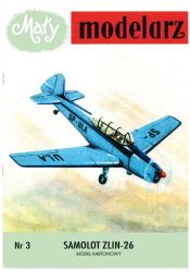 Sanitätsflugzeug Zlin-26 (1960er) 1:33 Reprint