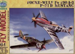 zwei Jäger: Focke Wulf Fw-190 A3 & P-51D Mustang 1:33