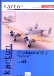zweimotoriges Träger-Jäger Grumman XF5F-1 Skyrocket 1:33